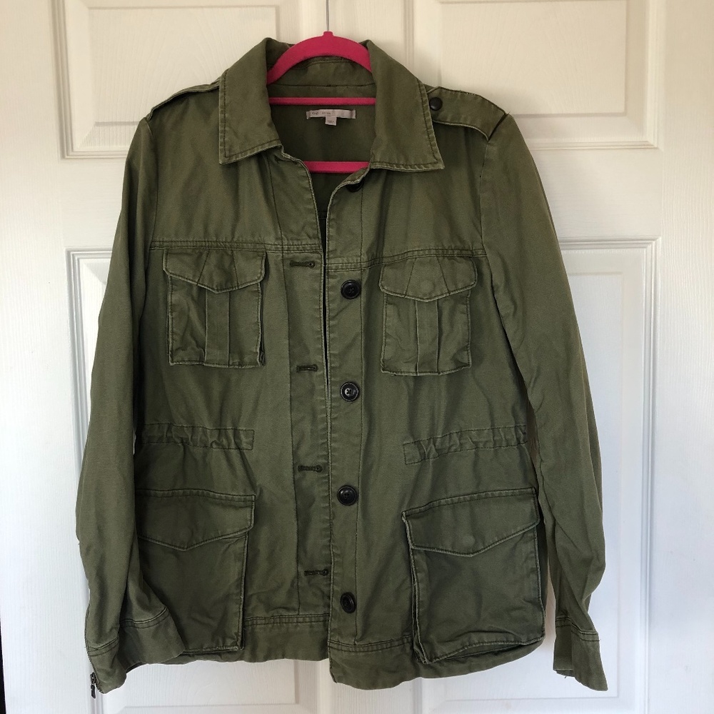 GAP Women's Green Utility Military Style Jacket